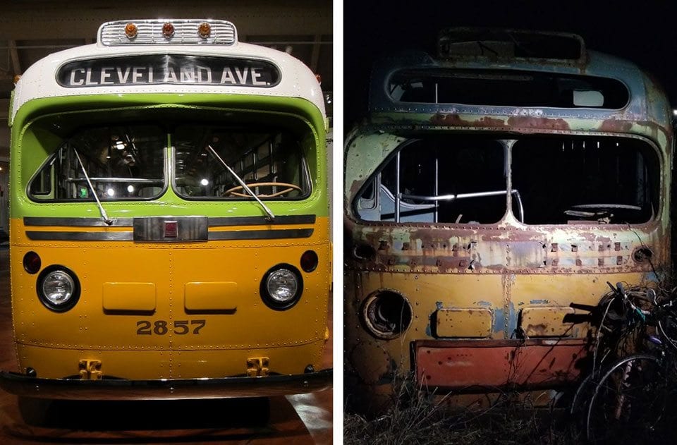 Rosa Parks vs Lost Bus paint