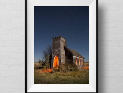 Church at Deisem - North Dakota - The Flash Nites